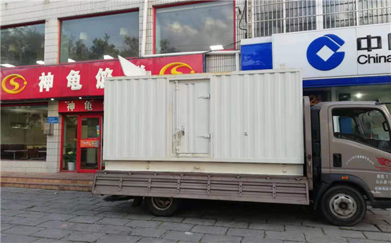 凤县出租发电机施工案例